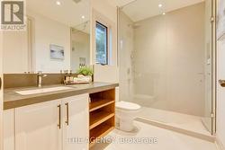 Upper level bathroom w/shower -