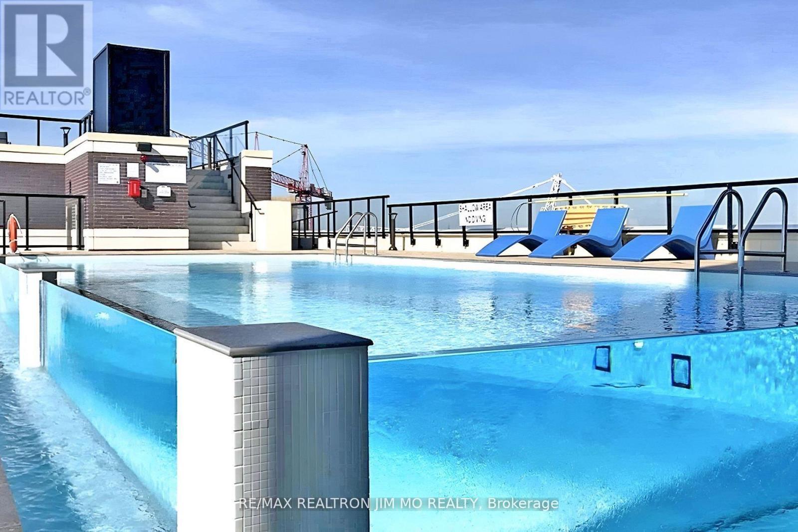 2801 - 15 Water Walk Drive, Markham, ON - Outdoor With In Ground Pool