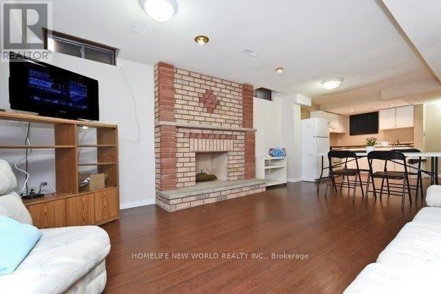 Bsmt - 4260 Wakefield Crescent, Mississauga, ON - Indoor Photo Showing Living Room With Fireplace