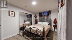Basement - Bedroom 1 with oversize mirro closet -