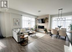 Virtual Staging - Living / Dining area -
