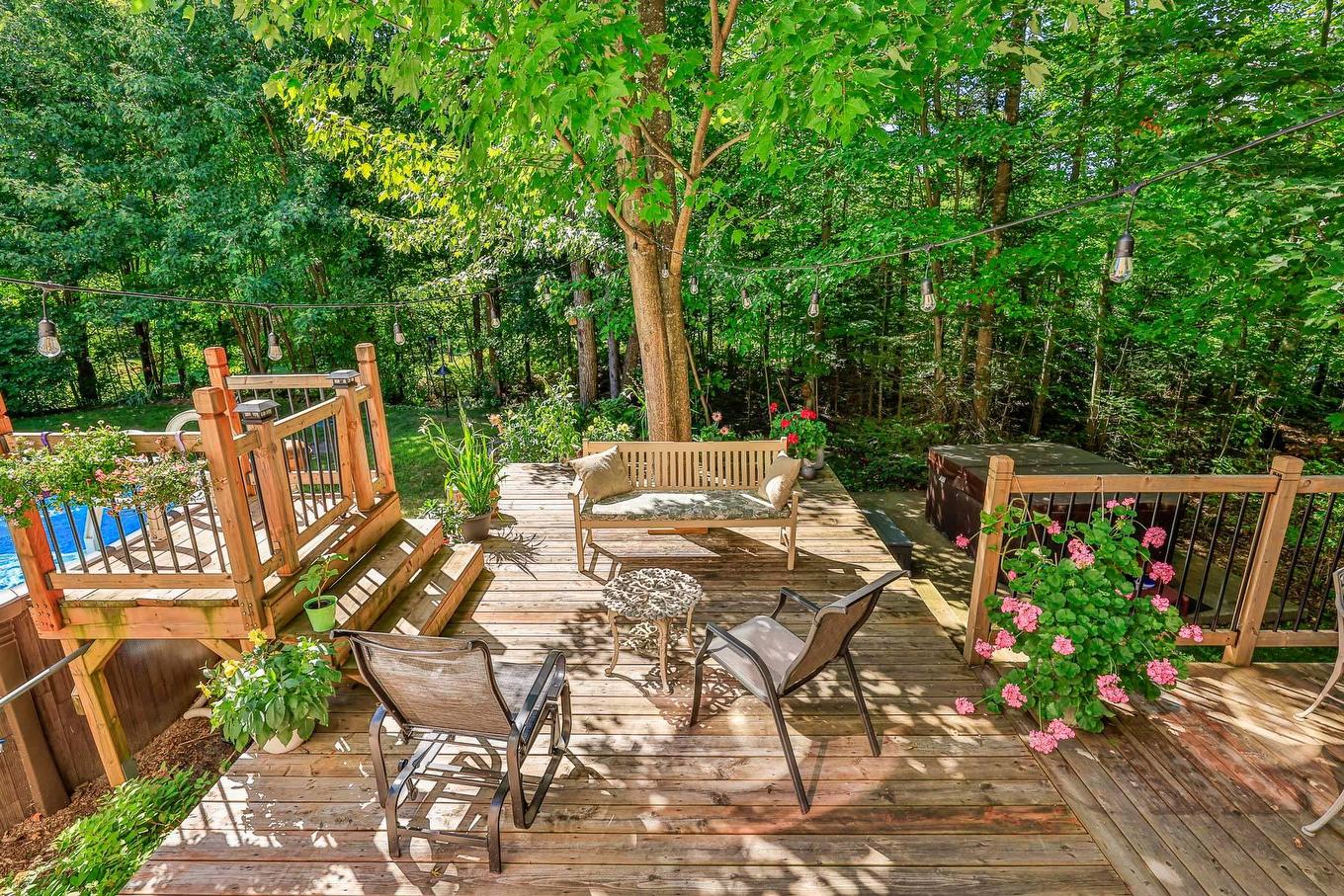 Patio - 1209 Rue Mathieu, Prévost, QC - Outdoor With Deck Patio Veranda