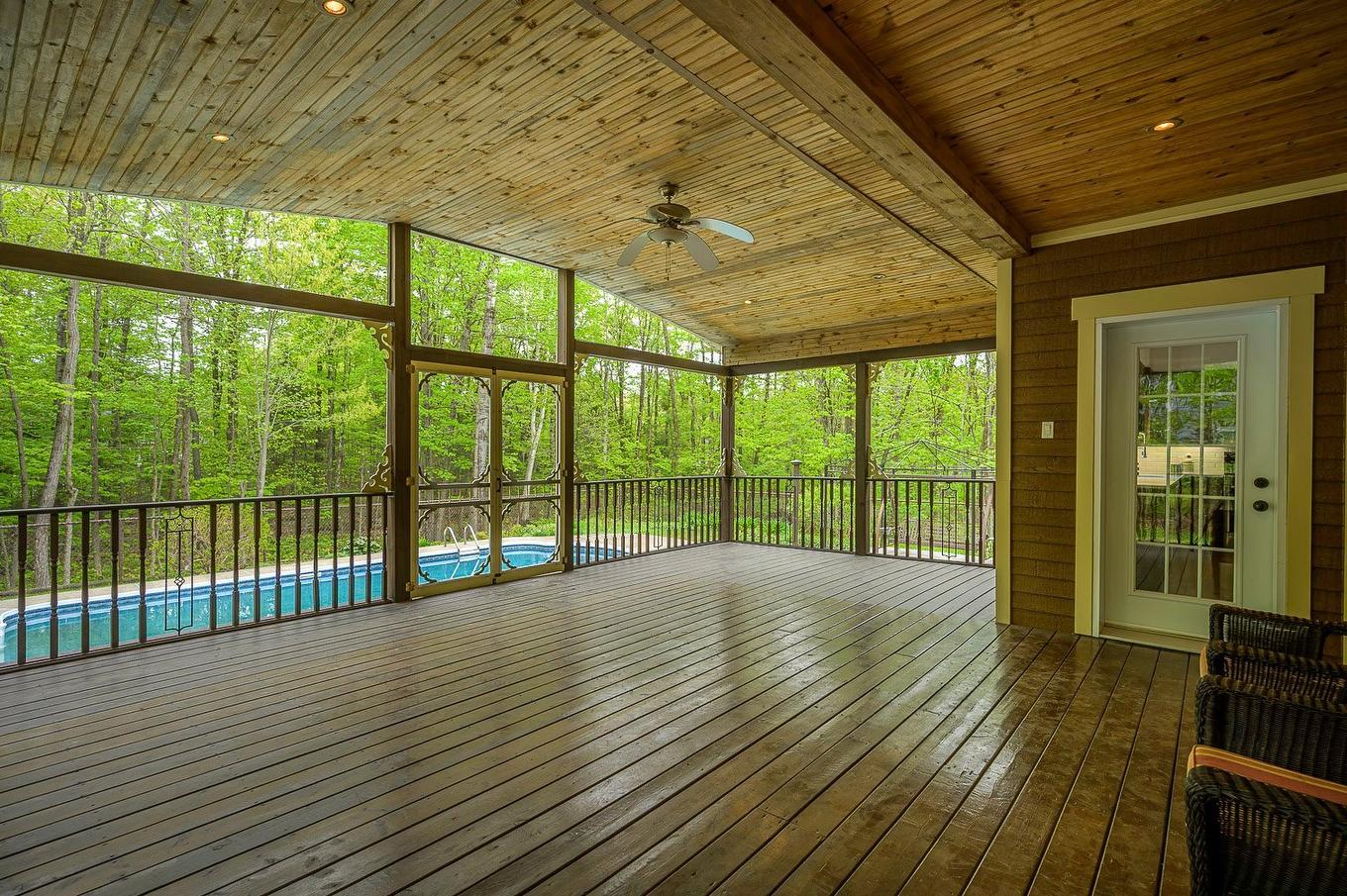 Véranda - 746 Crois. Adèle, Prévost, QC - Outdoor With Deck Patio Veranda With Exterior