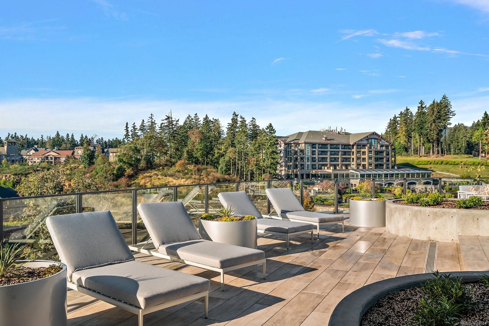 1402-2000 Hannington Rd, Langford, BC - Outdoor With Deck Patio Veranda With View