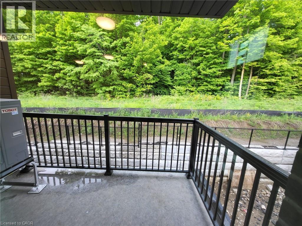 View of balcony - 118 Gravel Ridge Trail Unit# F17, Kitchener, ON - Outdoor With Balcony