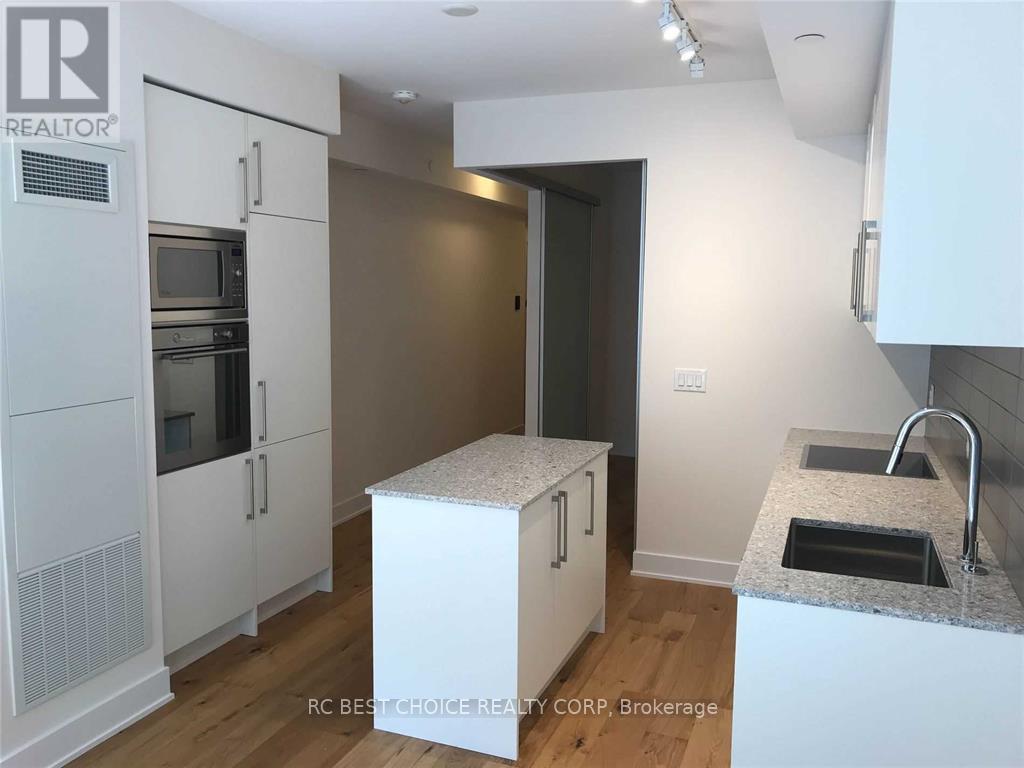 708 - 88 Cumberland Street, Toronto, ON - Indoor Photo Showing Kitchen With Double Sink