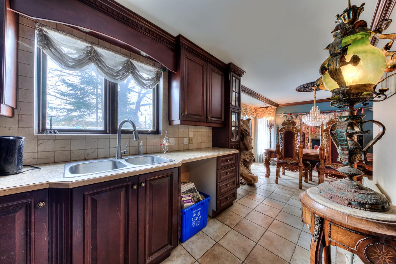 Kitchen - 18246 Rue De La Promenade, Mirabel, QC - Indoor Photo Showing Kitchen With Double Sink