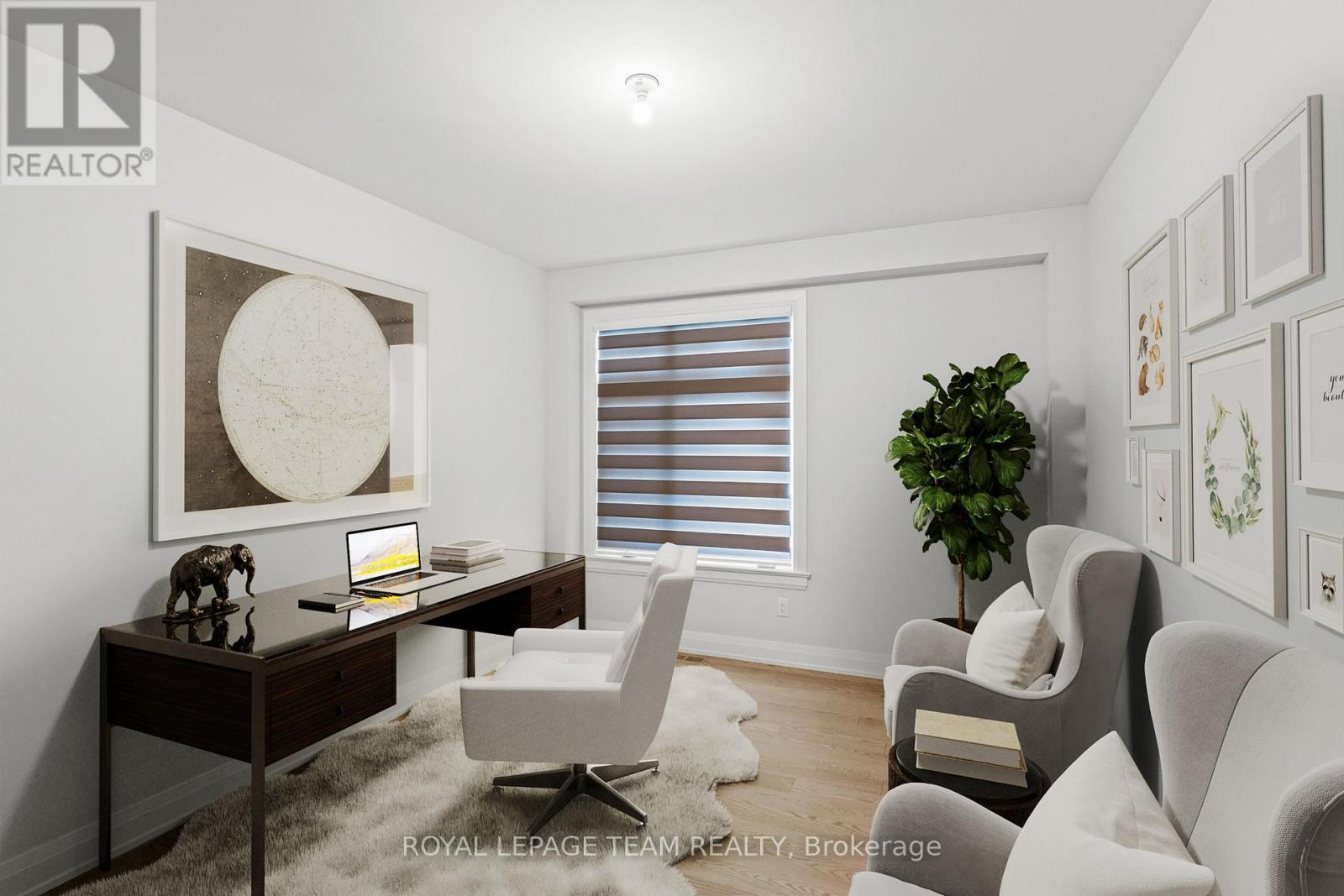 Den Virtually Staged - 200 Ketchikan Crescent, Ottawa, ON - Indoor Photo Showing Office