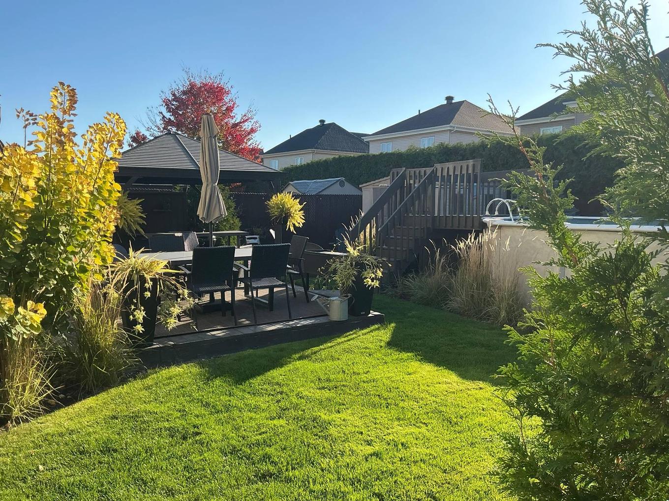 Backyard - 35 Rue De Ségovie, Candiac, QC - Outdoor