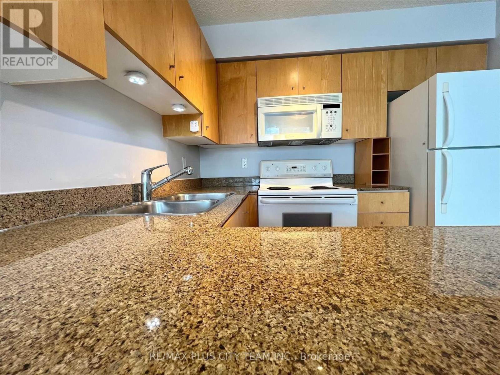 1103 - 381 Front Street W, Toronto, ON - Indoor Photo Showing Kitchen With Double Sink