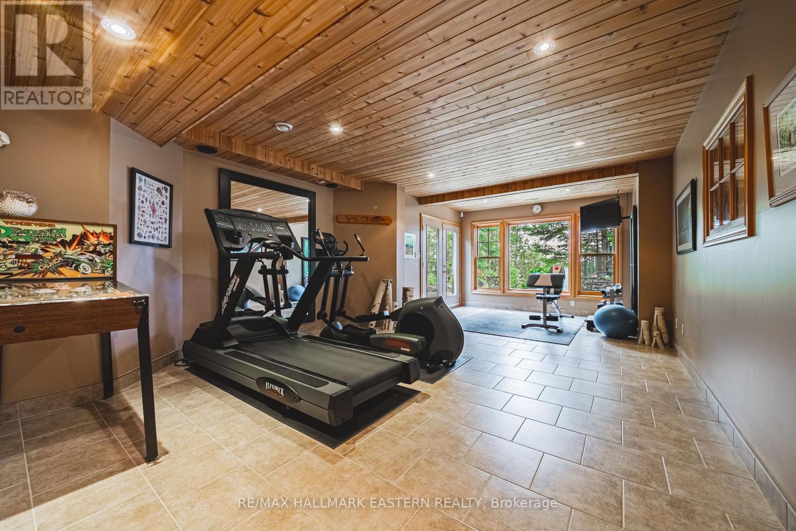 538 Rishor Avenue, Douro-Dummer, ON - Indoor Photo Showing Gym Room
