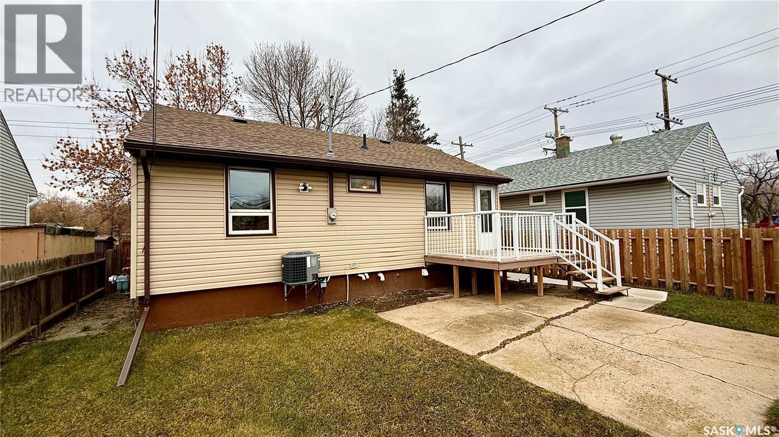 4124 4Th Avenue, Regina, SK - Outdoor With Deck Patio Veranda With Exterior