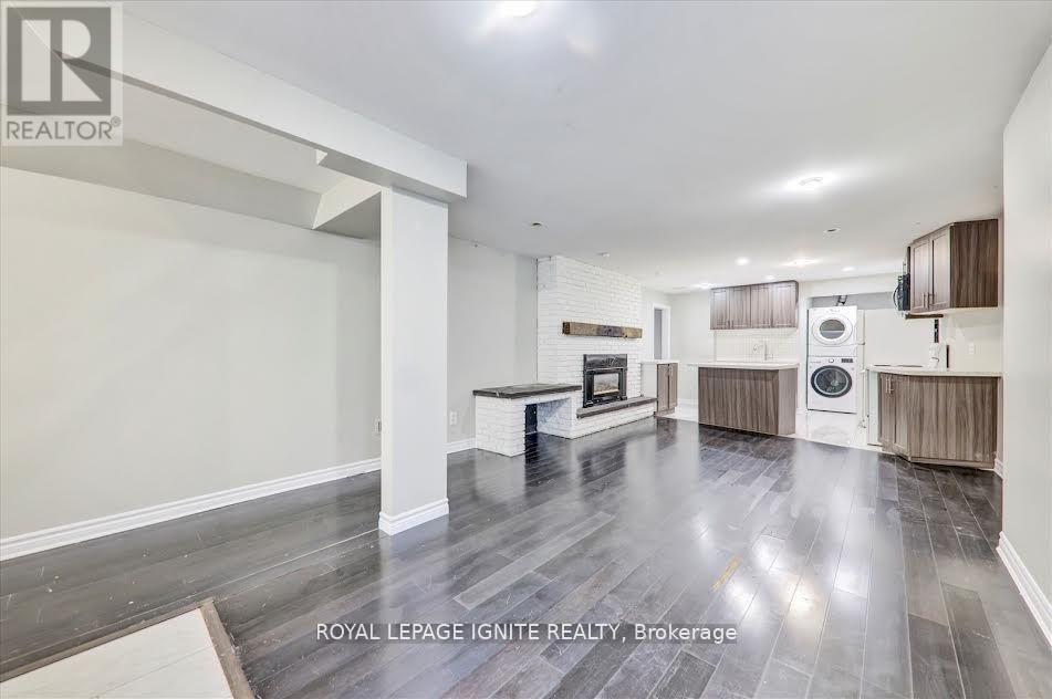 Bsmt - 36 Hillside Drive, Brampton, ON - Indoor With Fireplace