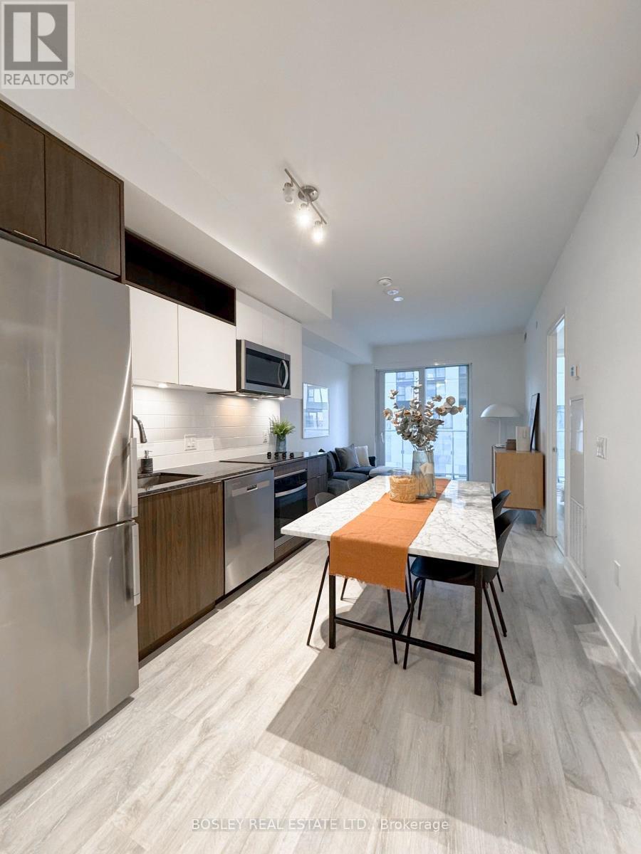 Living - 1611 - 100 Dalhousie Street, Toronto, ON - Indoor Photo Showing Kitchen