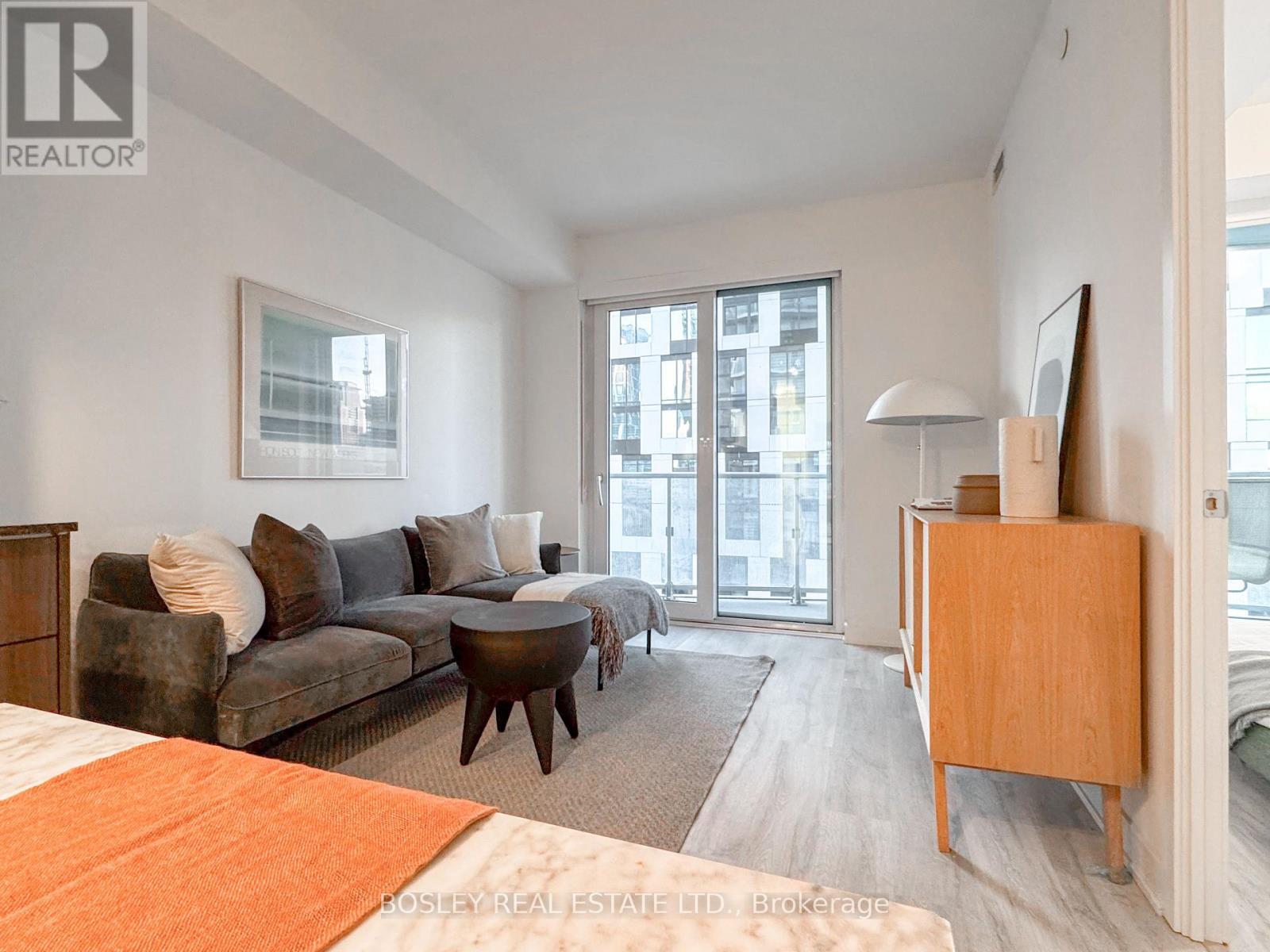 Living - 1611 - 100 Dalhousie Street, Toronto, ON - Indoor Photo Showing Living Room