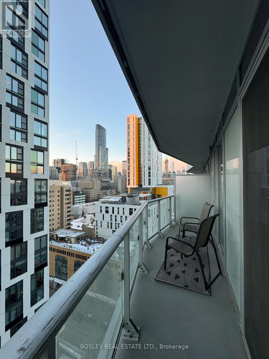 Balcony - North West View - 1611 - 100 Dalhousie Street, Toronto, ON - Outdoor With Balcony