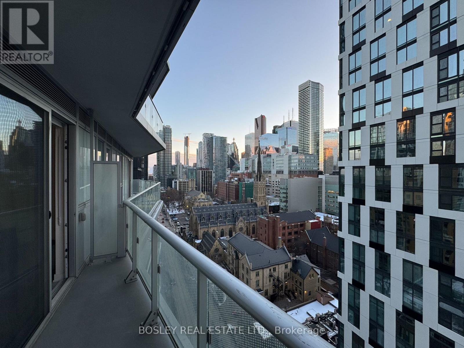 Balcony - South West View - 1611 - 100 Dalhousie Street, Toronto, ON - Outdoor With Balcony