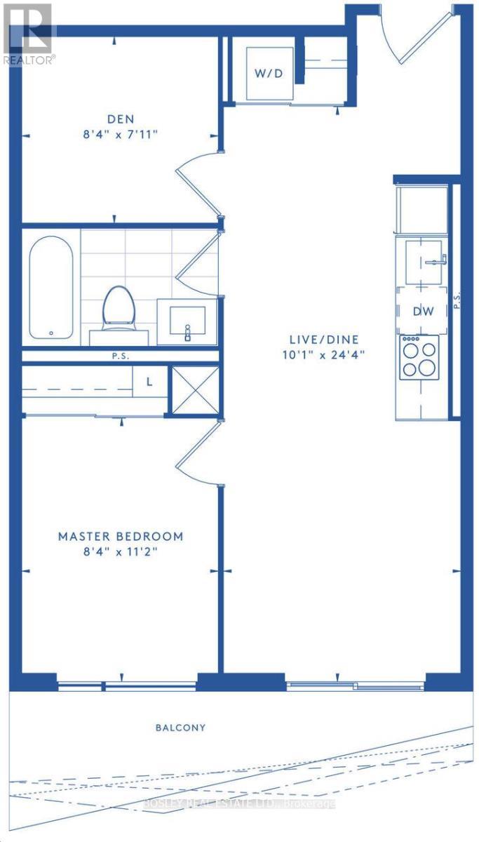 Floor Plan - 1611 - 100 Dalhousie Street, Toronto, ON - Other