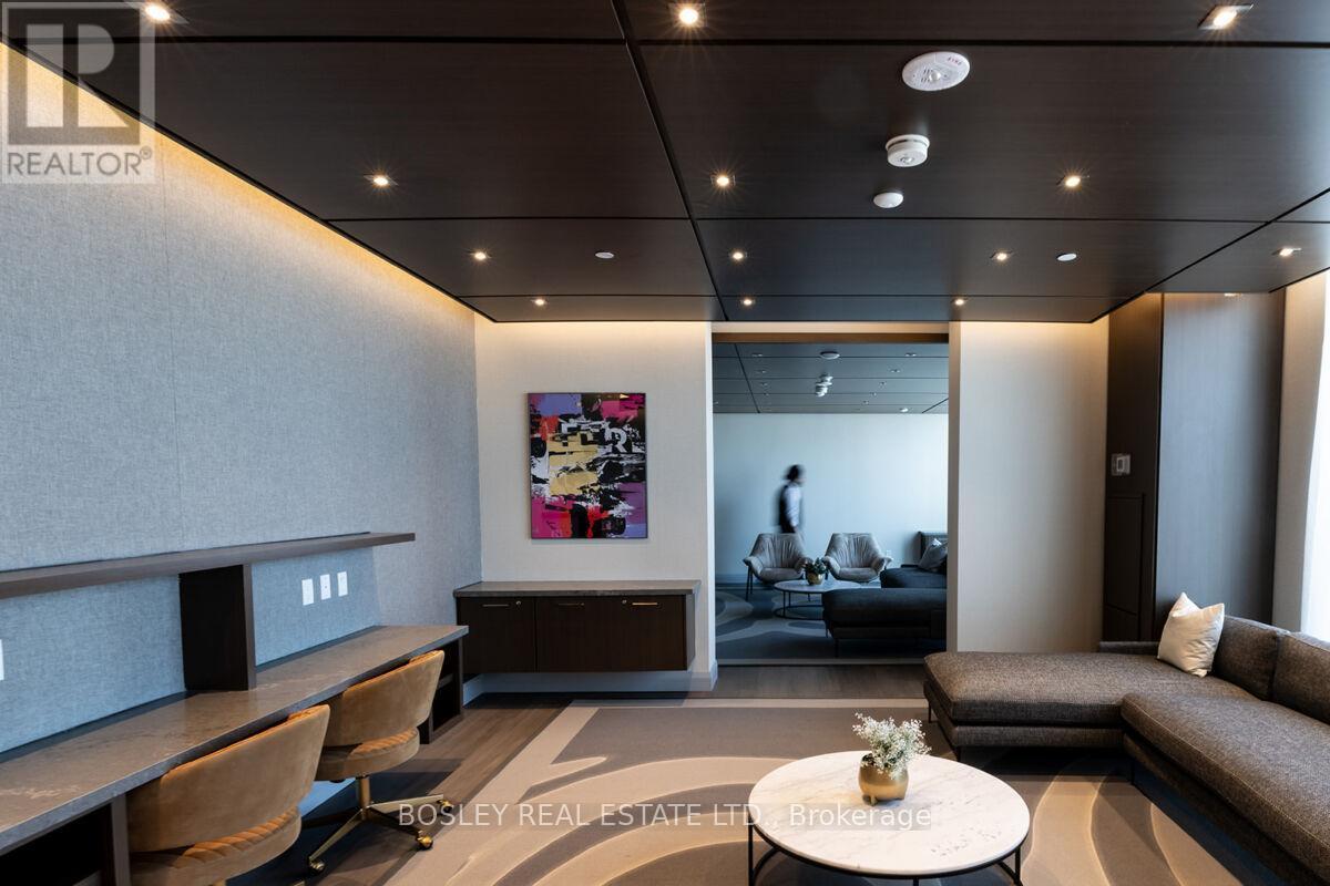 Work Rooms & Lounges - 1611 - 100 Dalhousie Street, Toronto, ON - Indoor Photo Showing Living Room