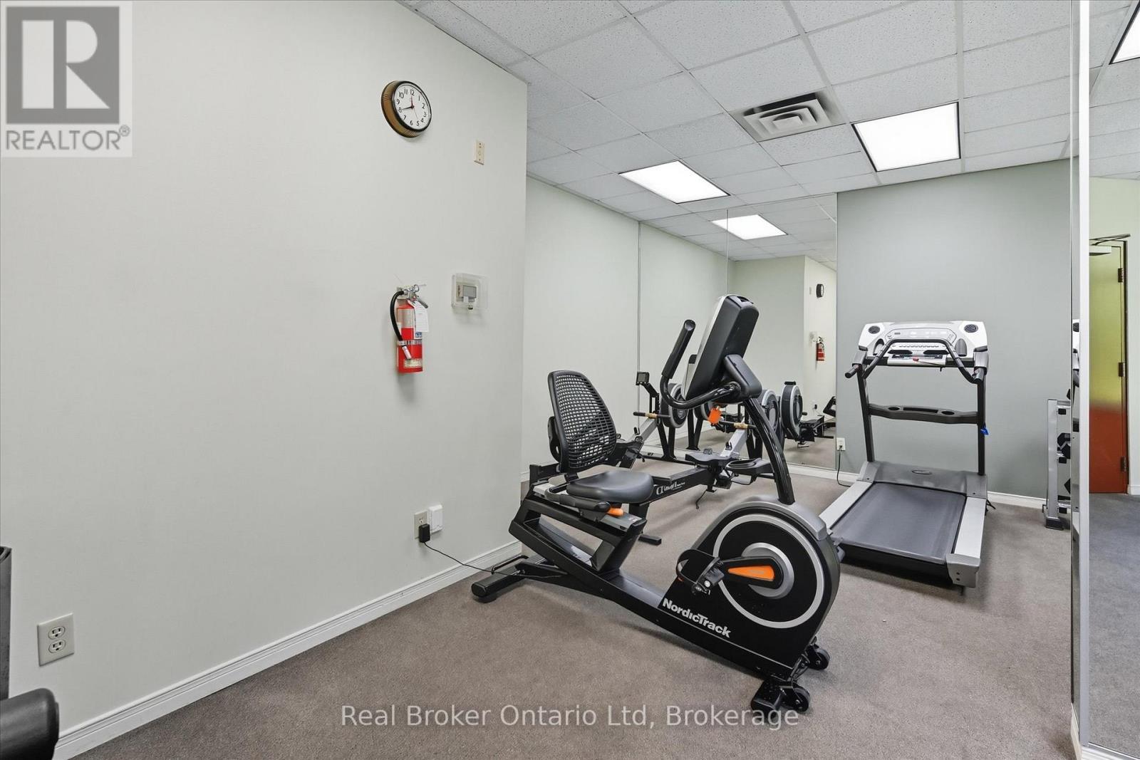 524 - 8111 Forest Glen Drive, Niagara Falls (Mt. Carmel), ON - Indoor Photo Showing Gym Room
