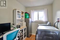 Main floor utility room. -