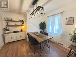 Separate dining area -