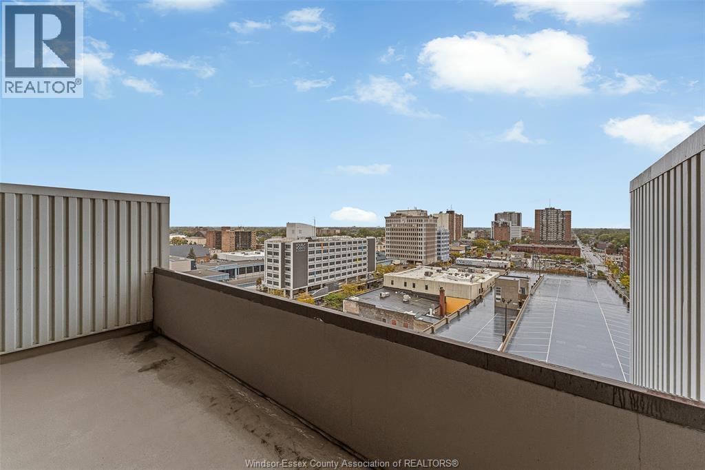 380 Pelissier Unit# 1103, Windsor, ON - Outdoor With Balcony With View
