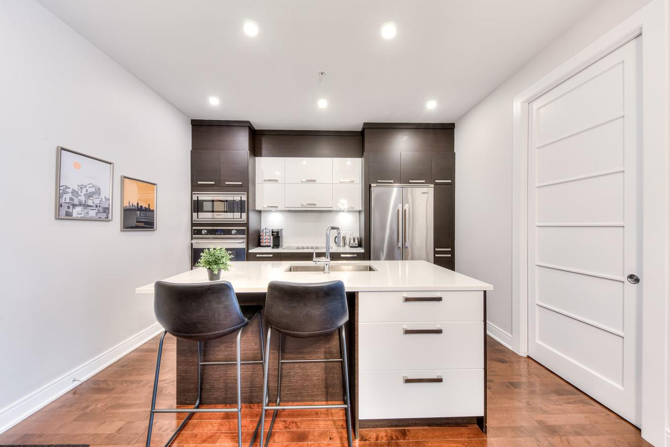 Kitchen - 606-2480 Rue Des Nations, Montréal (Saint-Laurent), QC - Indoor Photo Showing Kitchen