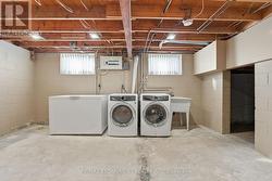 Washer, dryer & freezer in bsmnt. Lrg crawl space -