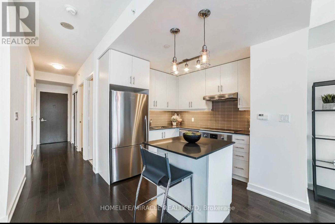 1604 - 1 The Esplanade, Toronto, ON - Indoor Photo Showing Kitchen With Stainless Steel Kitchen With Upgraded Kitchen