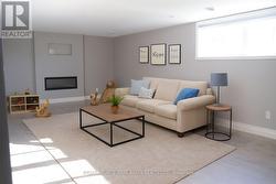 Staged Rec Room -