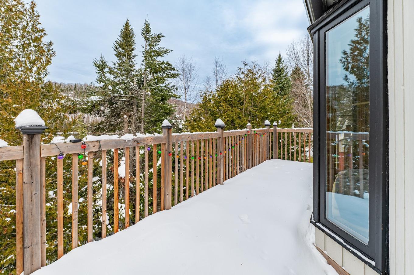 Terrasse - 3497 Ch. Du Village, Saint-Adolphe-D'Howard, QC - Outdoor With Exterior