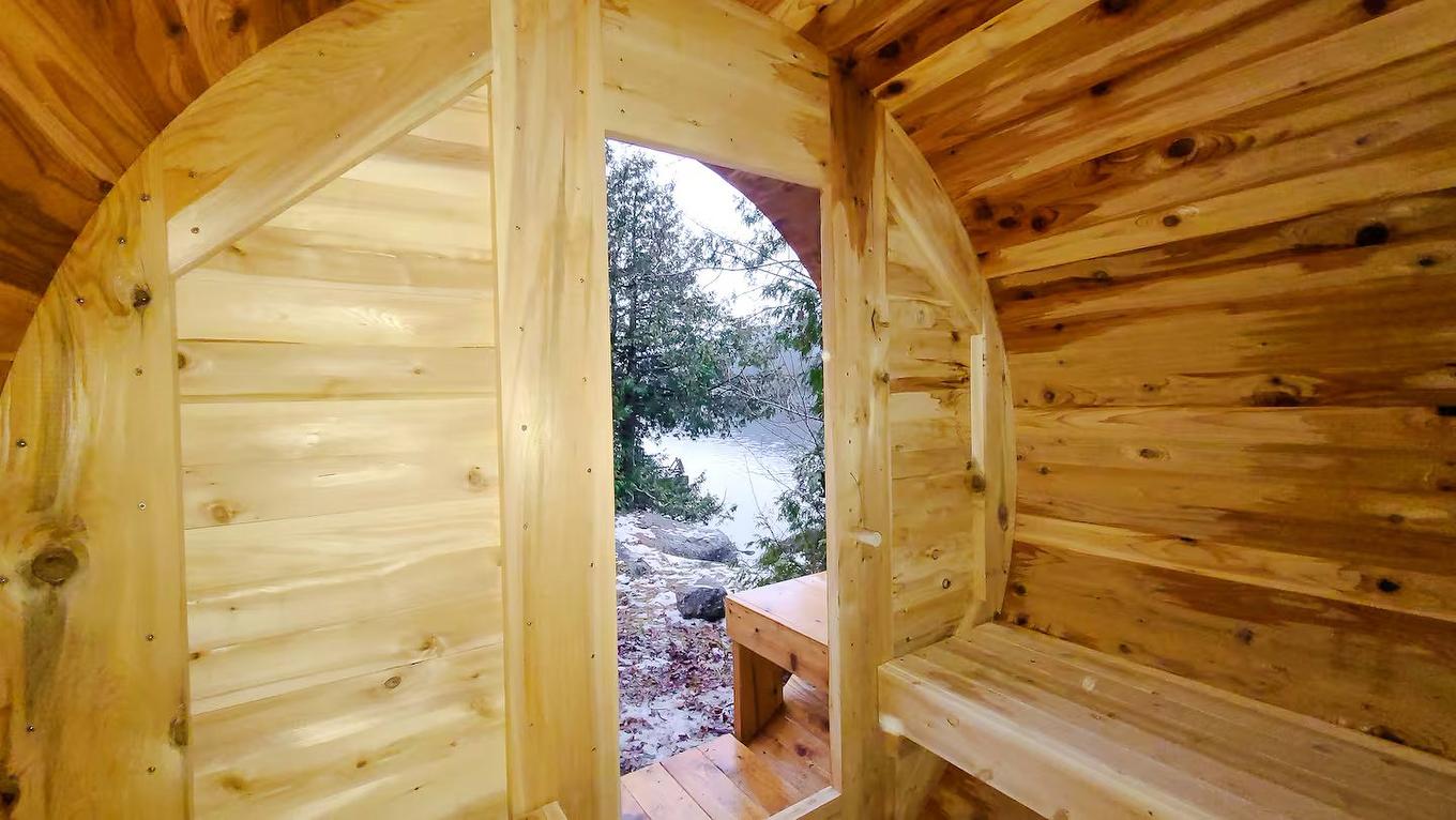 Sauna - 3497 Ch. Du Village, Saint-Adolphe-D'Howard, QC - Indoor Photo Showing Other Room