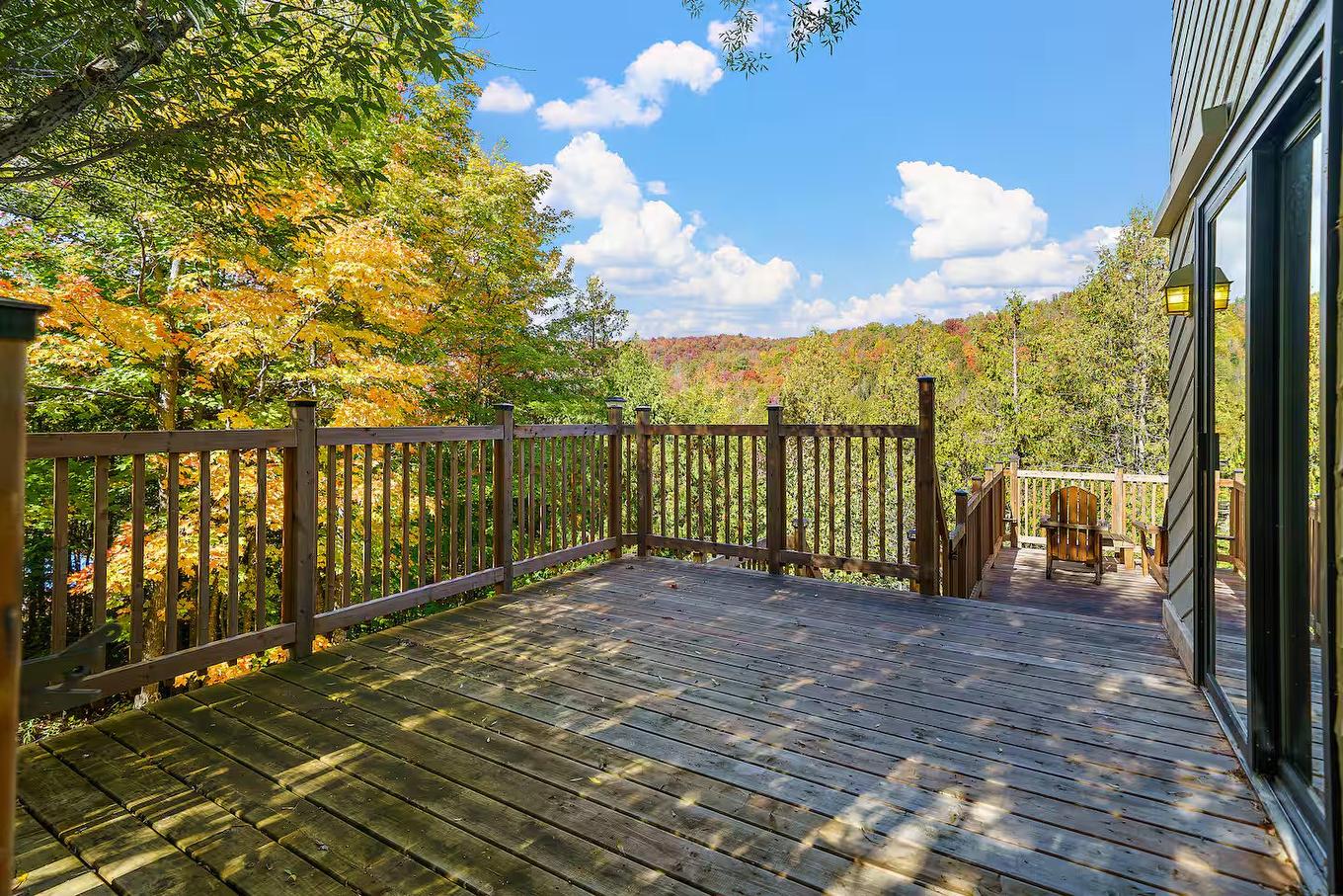 Terrasse - 3497 Ch. Du Village, Saint-Adolphe-D'Howard, QC - Outdoor With Deck Patio Veranda