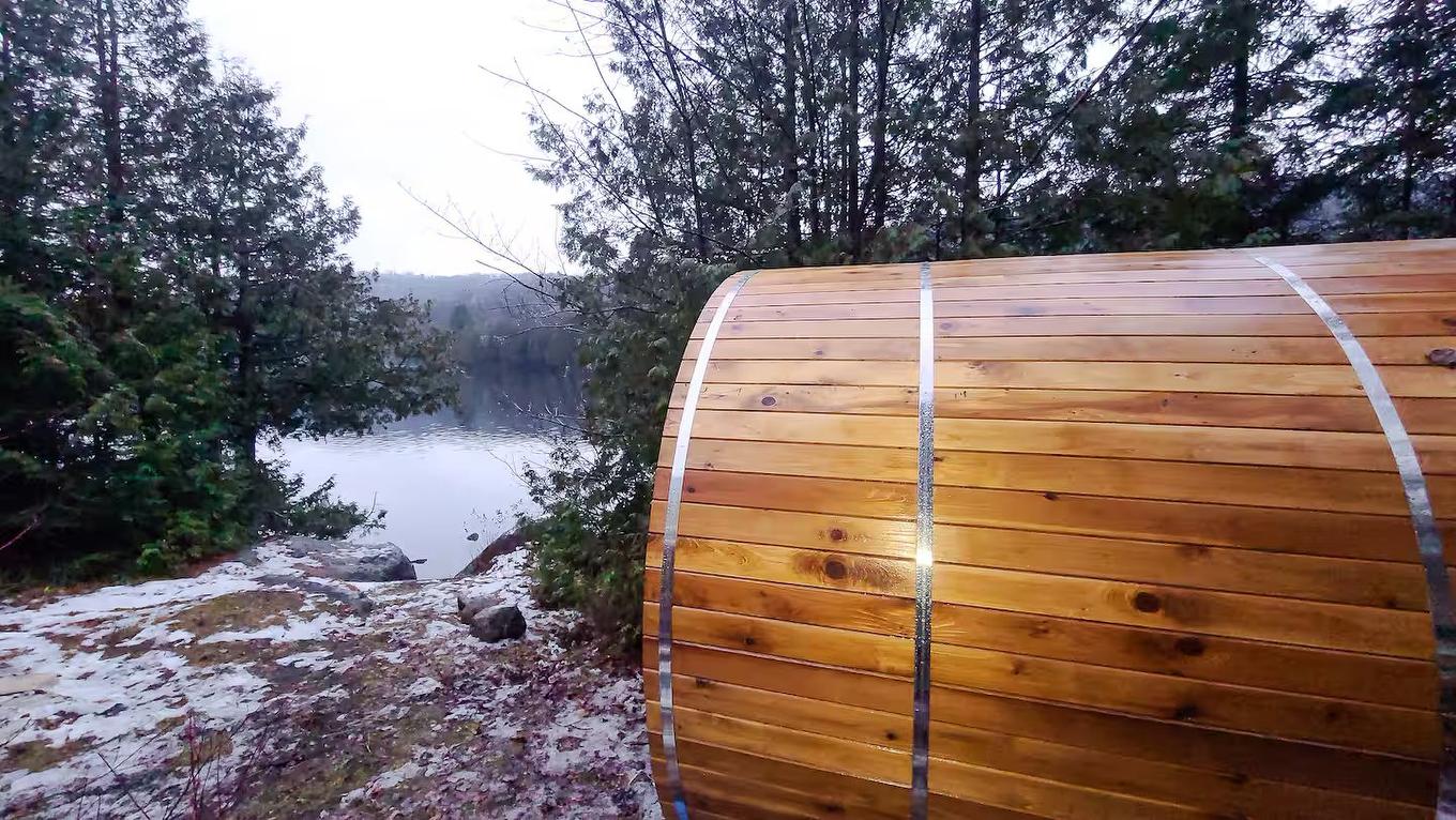 Sauna - 3497 Ch. Du Village, Saint-Adolphe-D'Howard, QC - Outdoor
