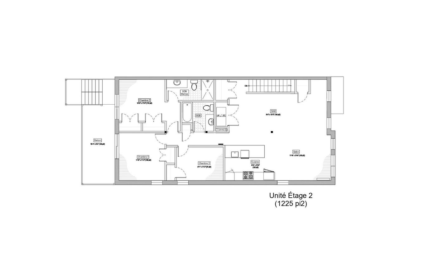 Plan (croquis) - 11385 Av. L'Archevêque, Montréal (Montréal-Nord), QC - Other