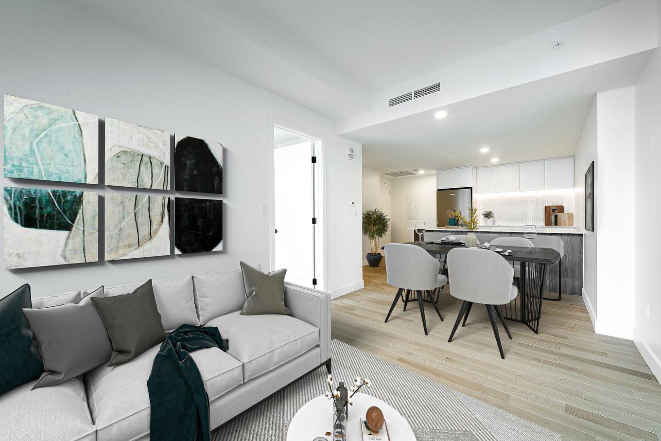 Living room - 3501-1245 Rue De Bleury, Montréal (Ville-Marie), QC - Indoor