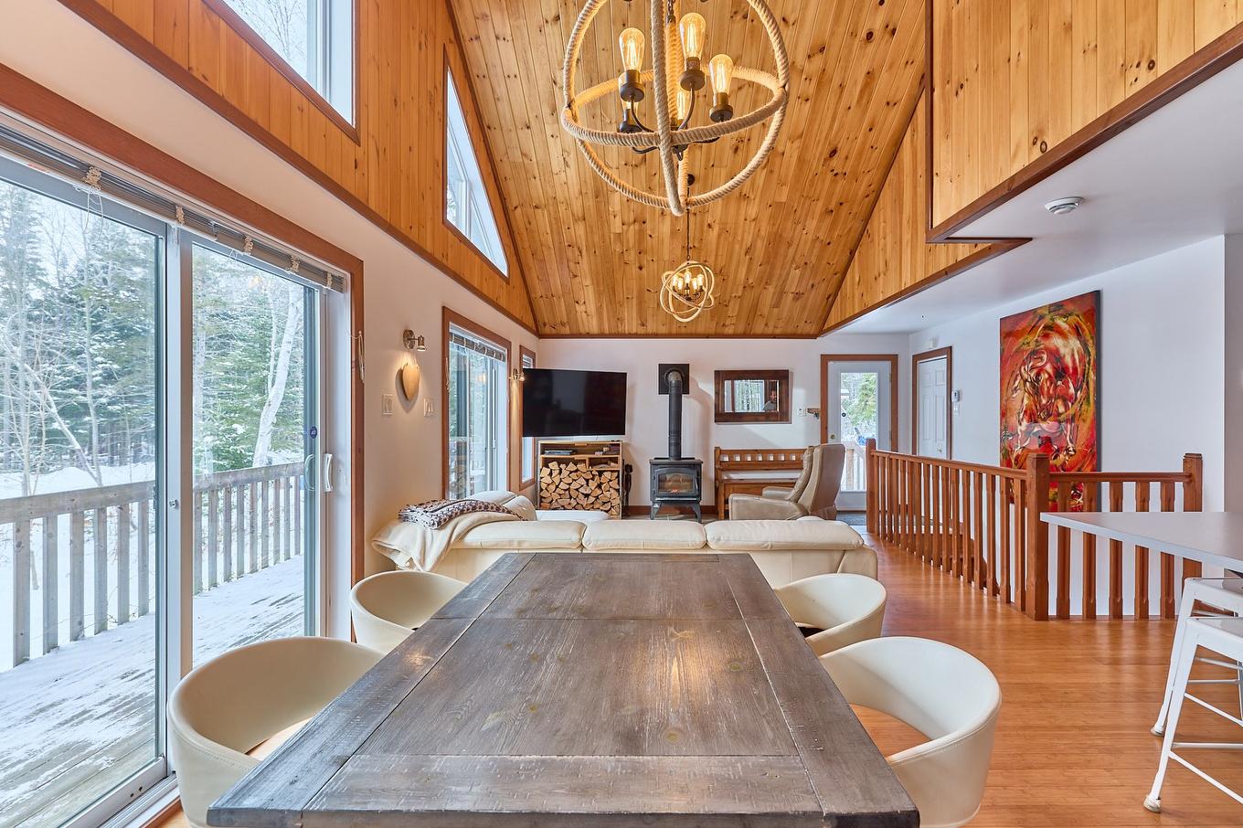 Salle à manger - 21 Ch. La Chanterelle, Saint-Donat, QC - Indoor