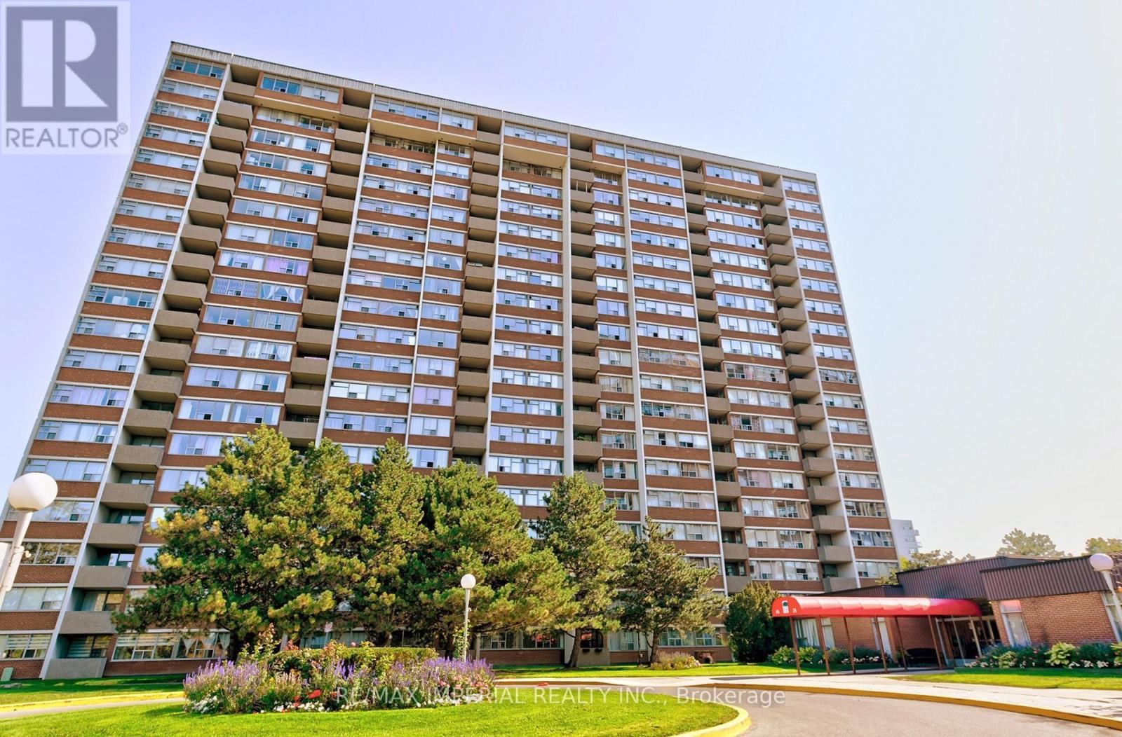 1111 - 45 Silver Springs Boulevard, Toronto, ON - Outdoor With Balcony With Facade
