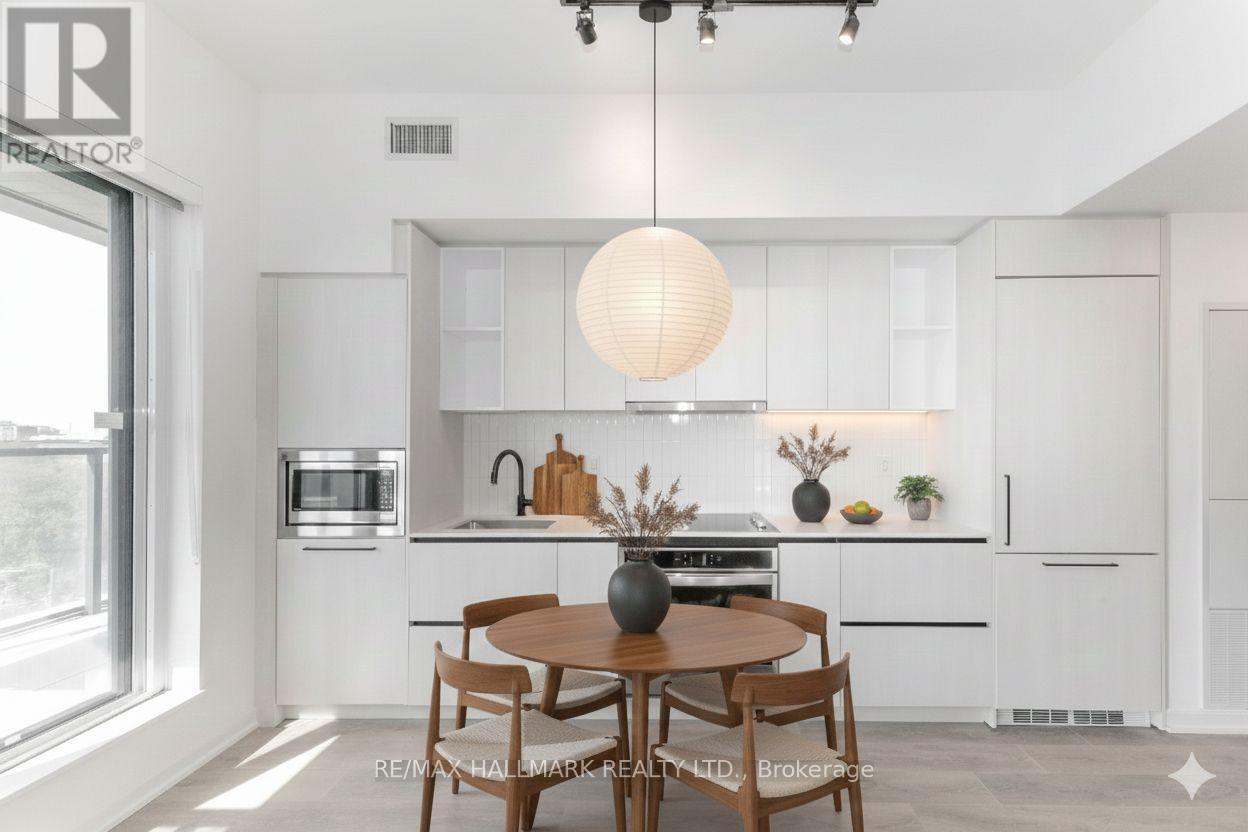 Designer Kitchen W Full Size Panelled Appliances - 503 - 1285 Dupont Street, Toronto, ON - Indoor