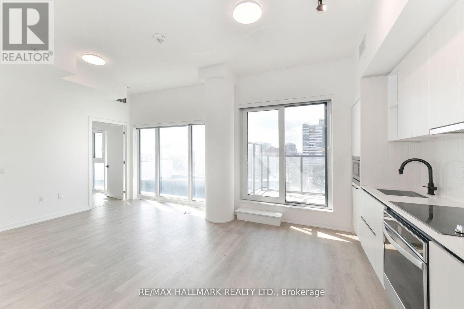 Combined Kitchen, Living, &Dining W W/O To Terrace - 503 - 1285 Dupont Street, Toronto, ON - Indoor Photo Showing Kitchen