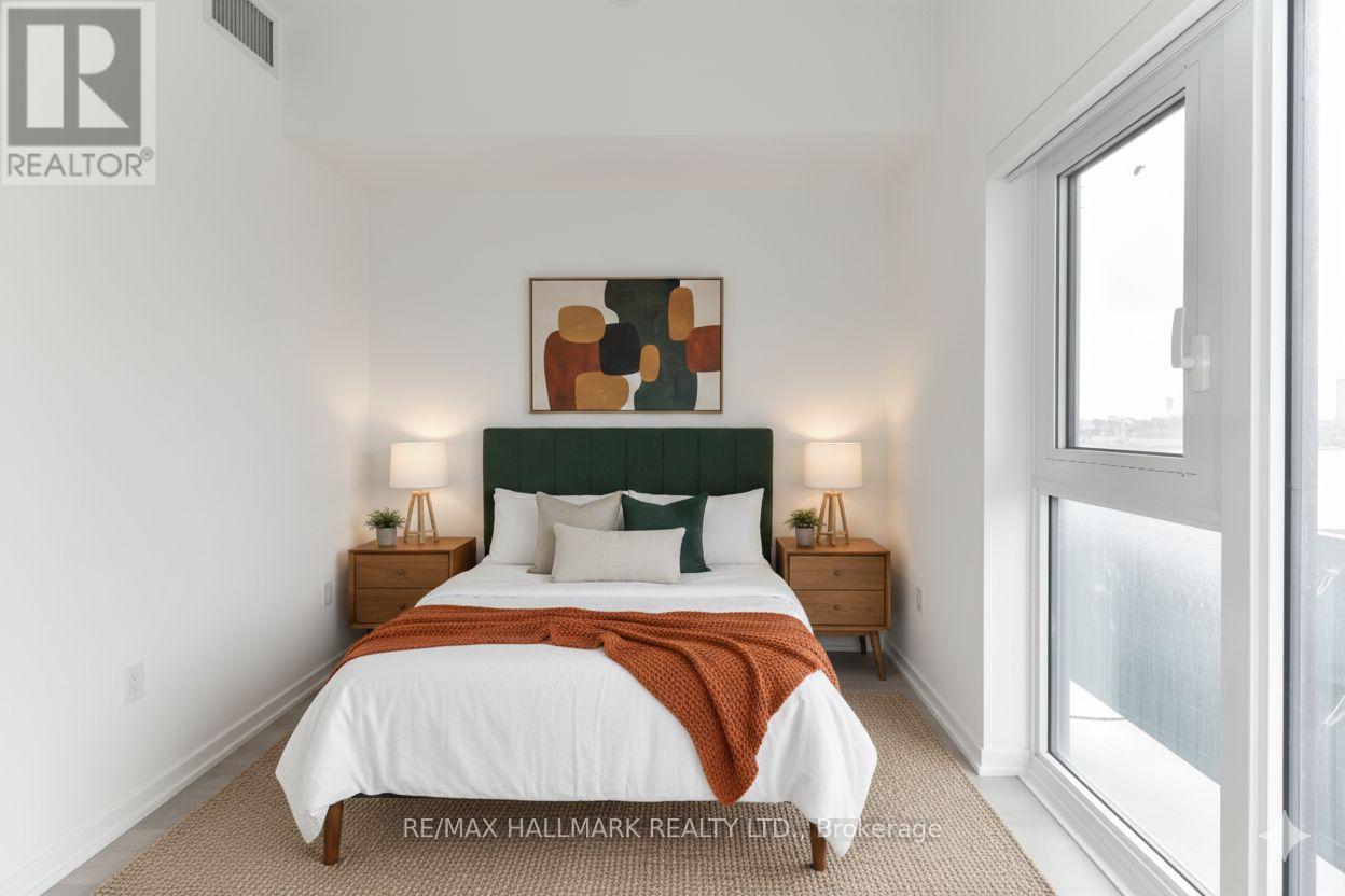 2nd Bedroom W Lg Dbl Closet & Windows - 503 - 1285 Dupont Street, Toronto, ON - Indoor Photo Showing Bedroom