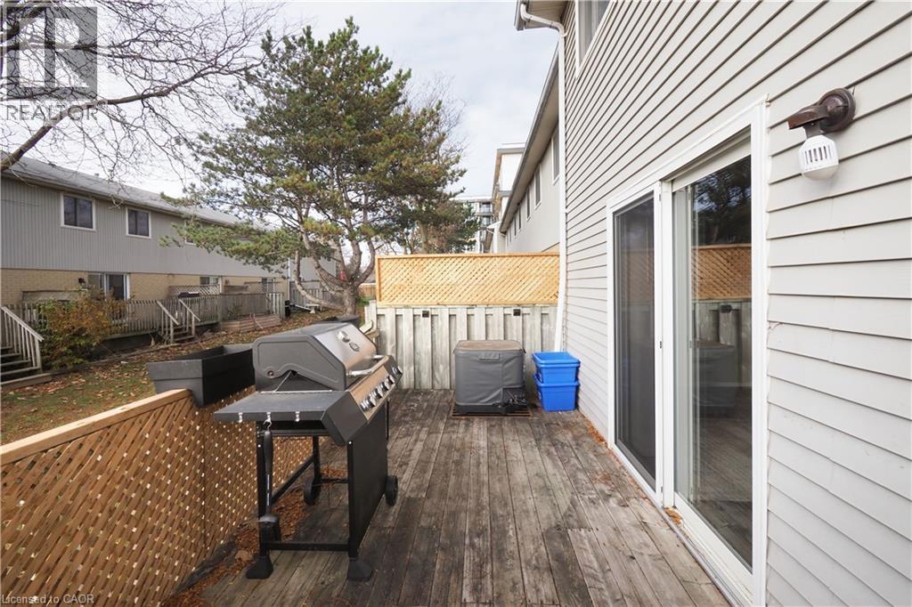 Wooden terrace featuring area for grilling - 255 Northlake Drive Unit# 27, Waterloo, ON - Outdoor With Deck Patio Veranda With Exterior