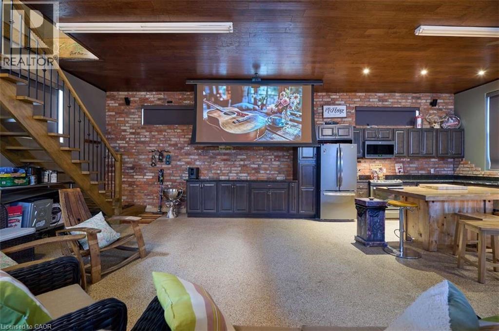 1078 Berlett'S Road, St. Agatha, ON - Indoor Photo Showing Other Room With Fireplace