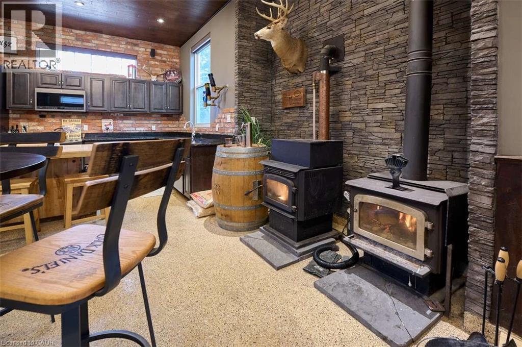 1078 Berlett'S Road, St. Agatha, ON - With Fireplace