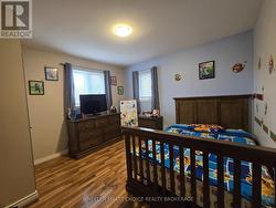 One of the bedrooms at the back of the house -