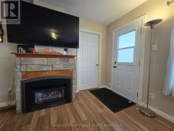 Natural gas fireplace in the living room -