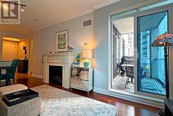 Living w/WO to private balcony -