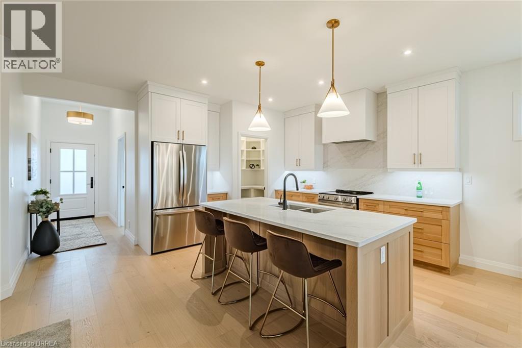 51 Wild Rose Lane, St. Williams, ON - Indoor Photo Showing Kitchen With Double Sink With Upgraded Kitchen