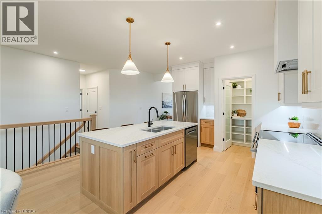 51 Wild Rose Lane, St. Williams, ON - Indoor Photo Showing Kitchen With Double Sink With Upgraded Kitchen